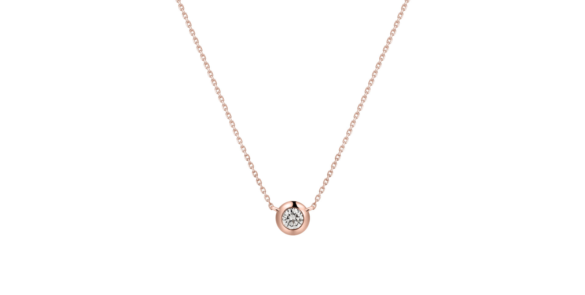 Náhrdelník s diamantem Sparkling Drop