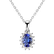 Přívěs s tanzanitem a diamanty Princess Sparkle2