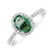 Prsten s diamanty a smaragdem Princess2