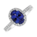 Prsten s diamanty a tanzanitem Princess2