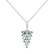 Náhrdelník s diamanty a smaragdy Royal Mesh2