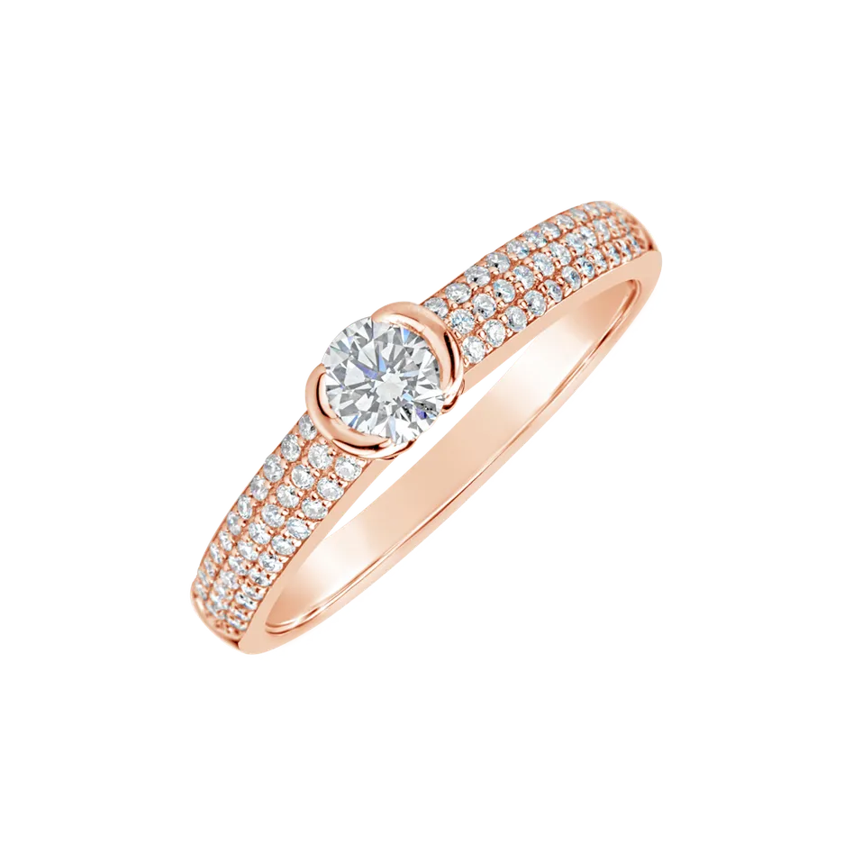 Prsten s diamanty Melissande