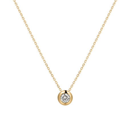 Náhrdelník s diamantem Secret Drop