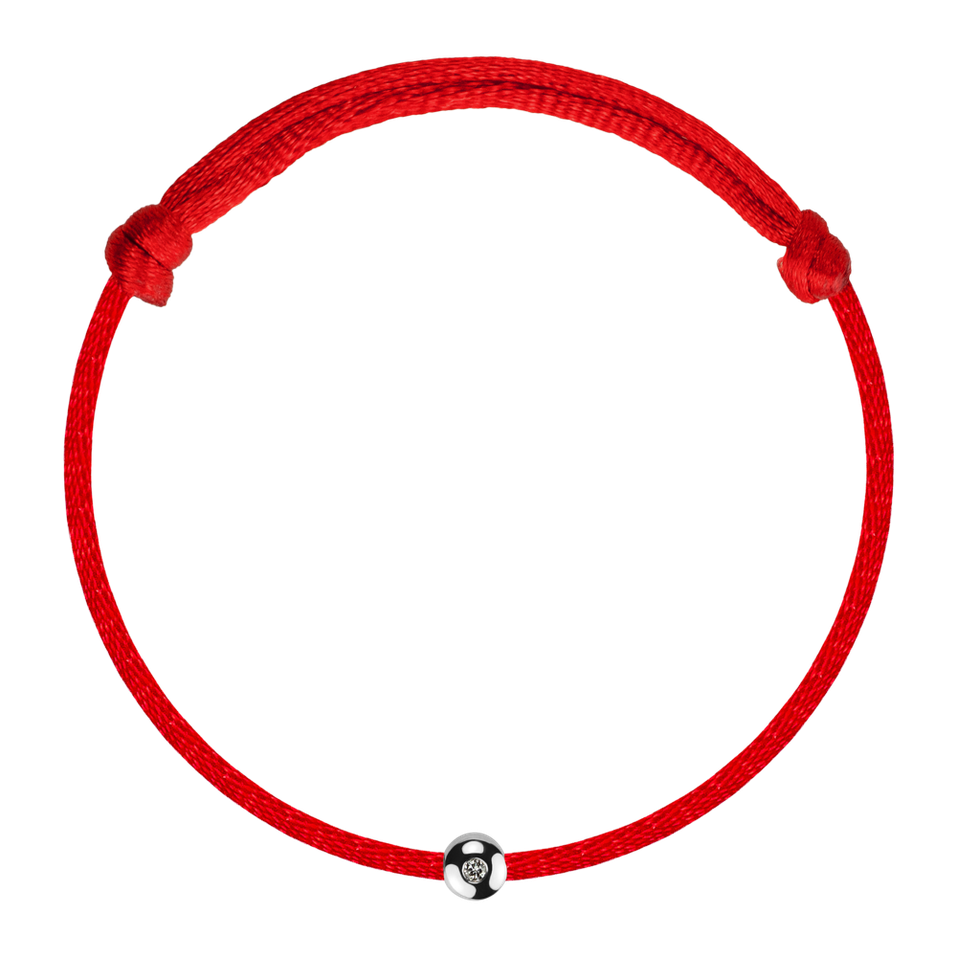 Diamantový náramek se šňůrkou Effect Dots