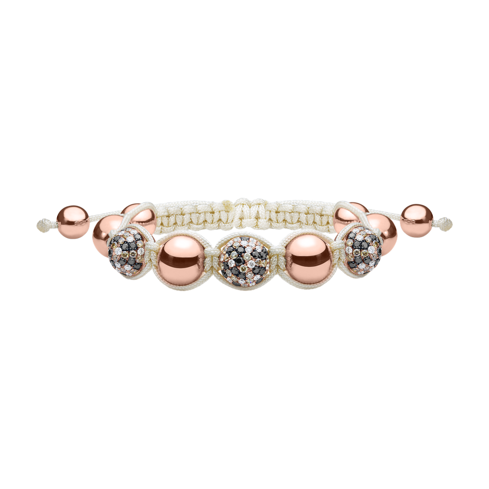 Náramek s barevnými diamanty Endless Bubbles