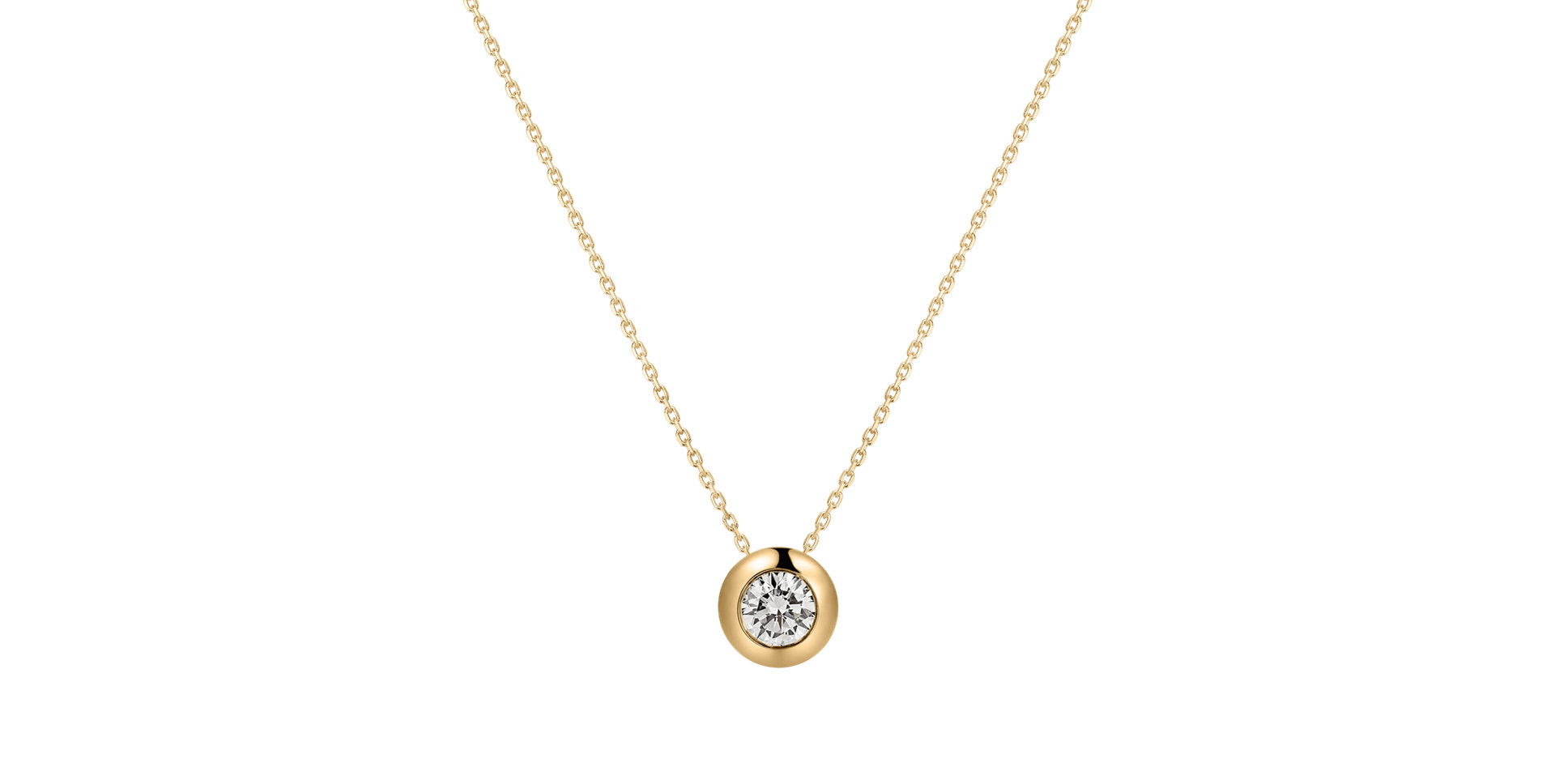 Náhrdelník s diamantem Secret Drop