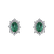 Náušnice se smaragdem a diamanty Mary Magdalene2