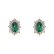 Náušnice se smaragdem a diamanty Mary Magdalene2