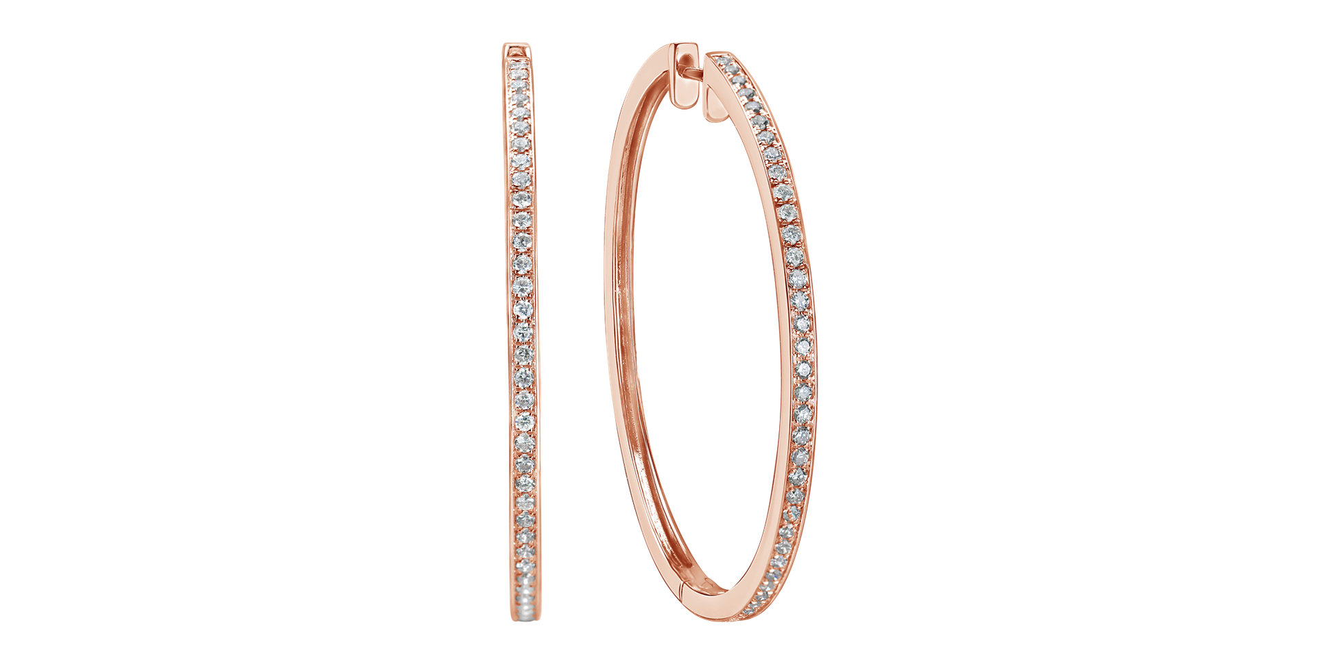 Náušnice s diamanty Shiny Rain