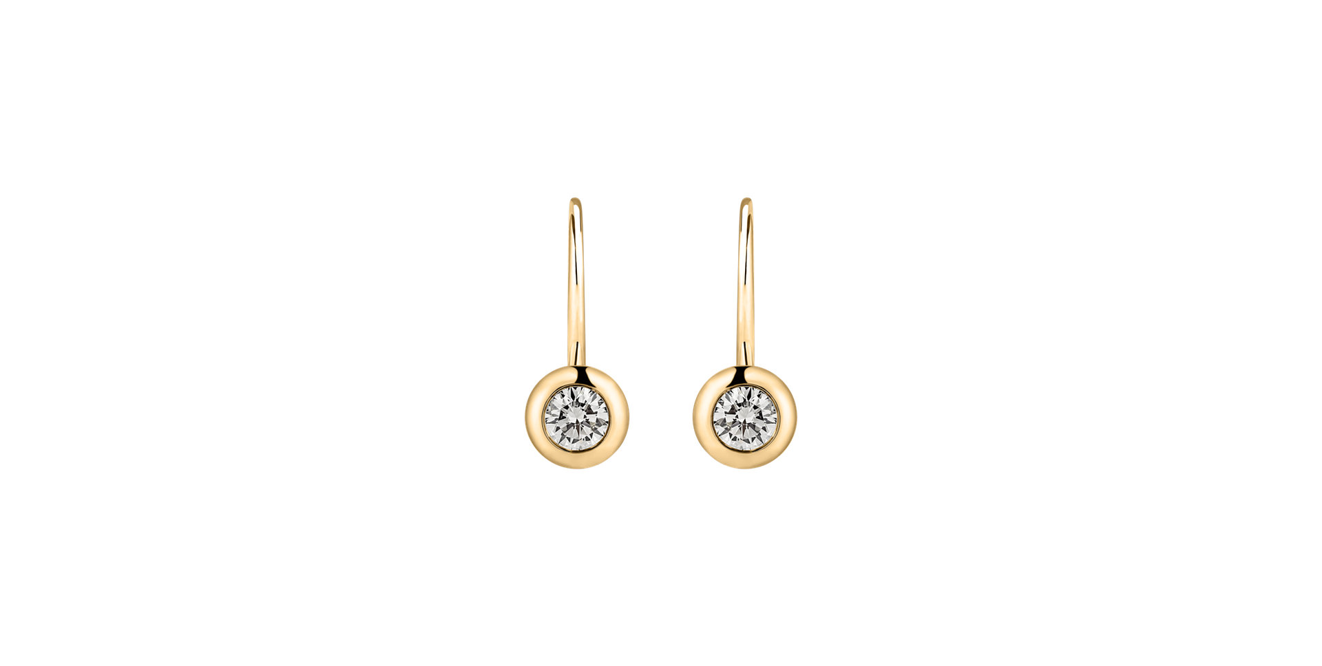 Náušnice s diamantem Sparkling Dots