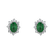 Náušnice se smaragdem a diamanty Mary Magdalene2