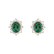 Náušnice se smaragdem a diamanty Princess2