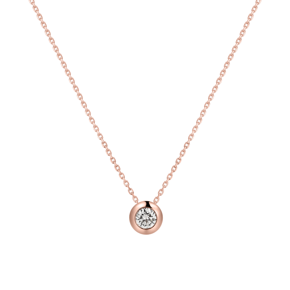 Náhrdelník s diamantem Sparkling Dot