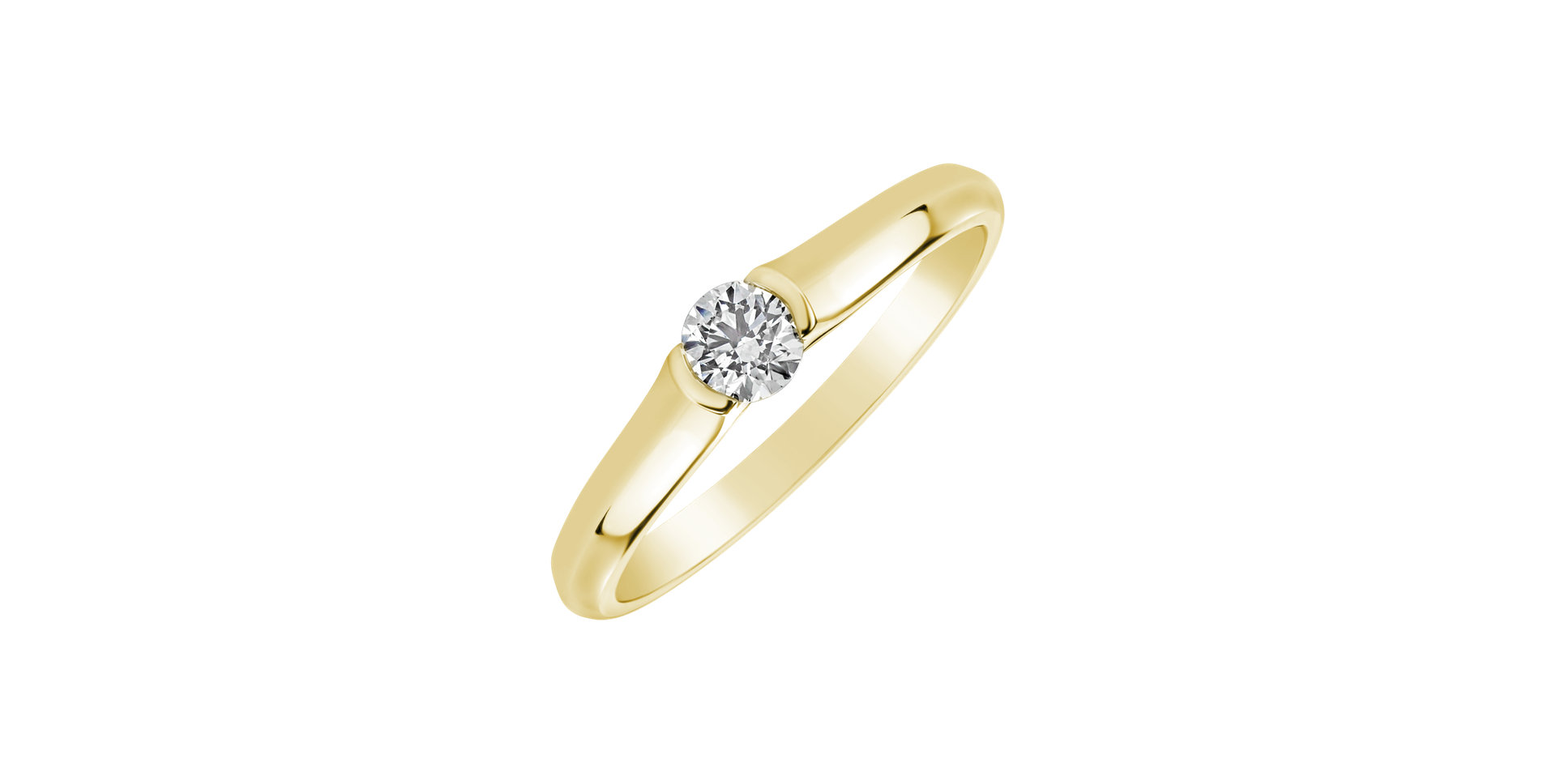 Prsten s diamantem Brilliant Love