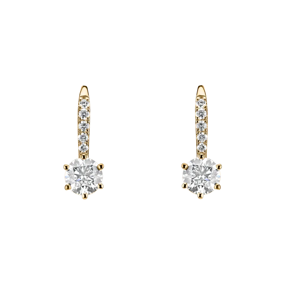 Náušnice s diamanty Essential Glow