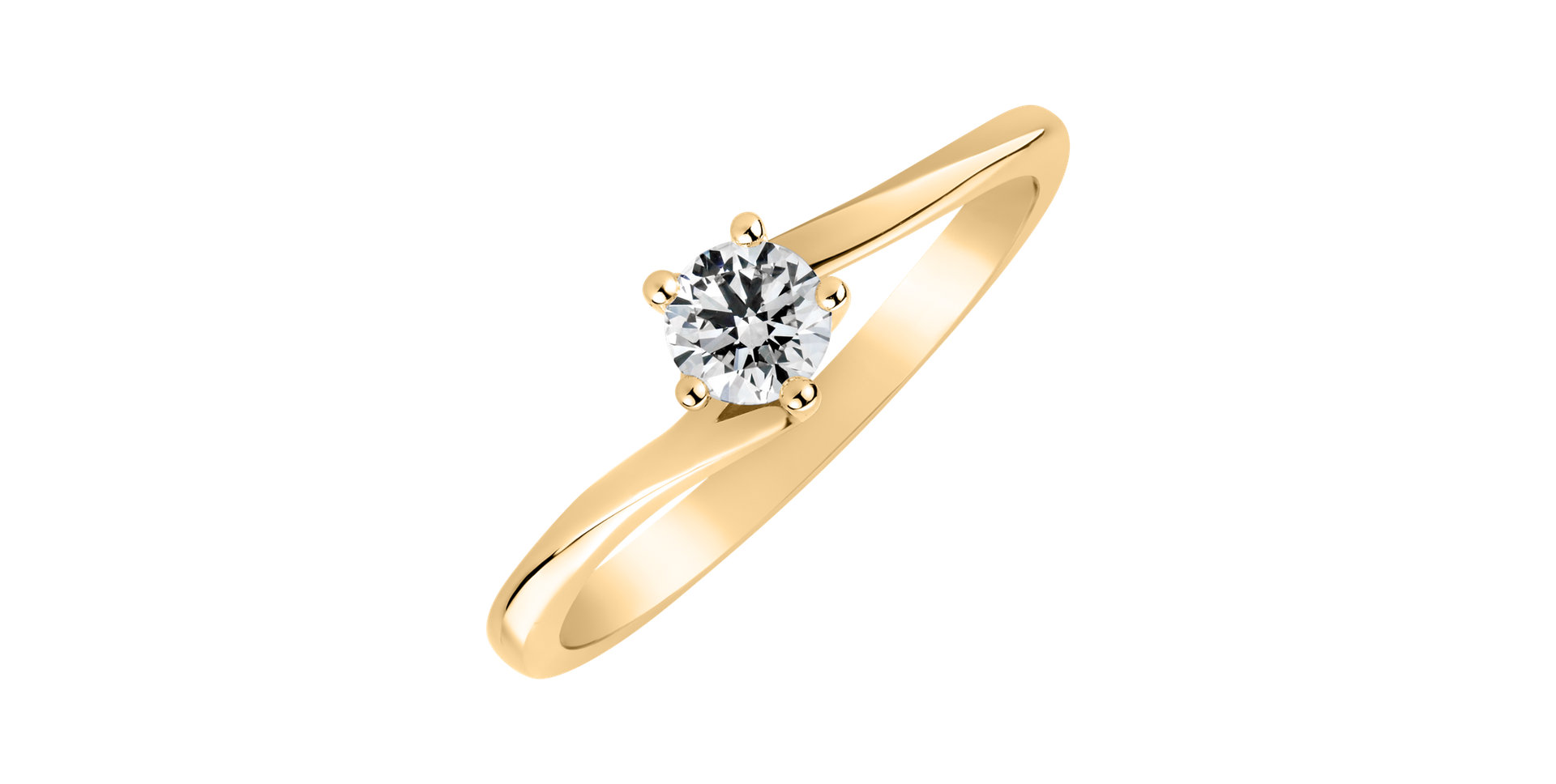 Prsten s diamantem Vivid Love