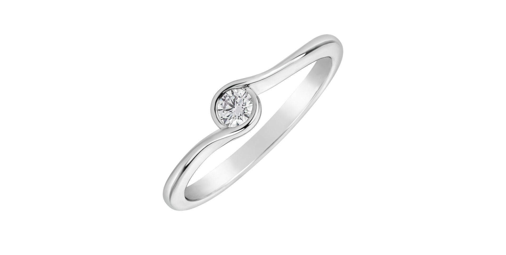 Prsten s diamantem Shiny Joy