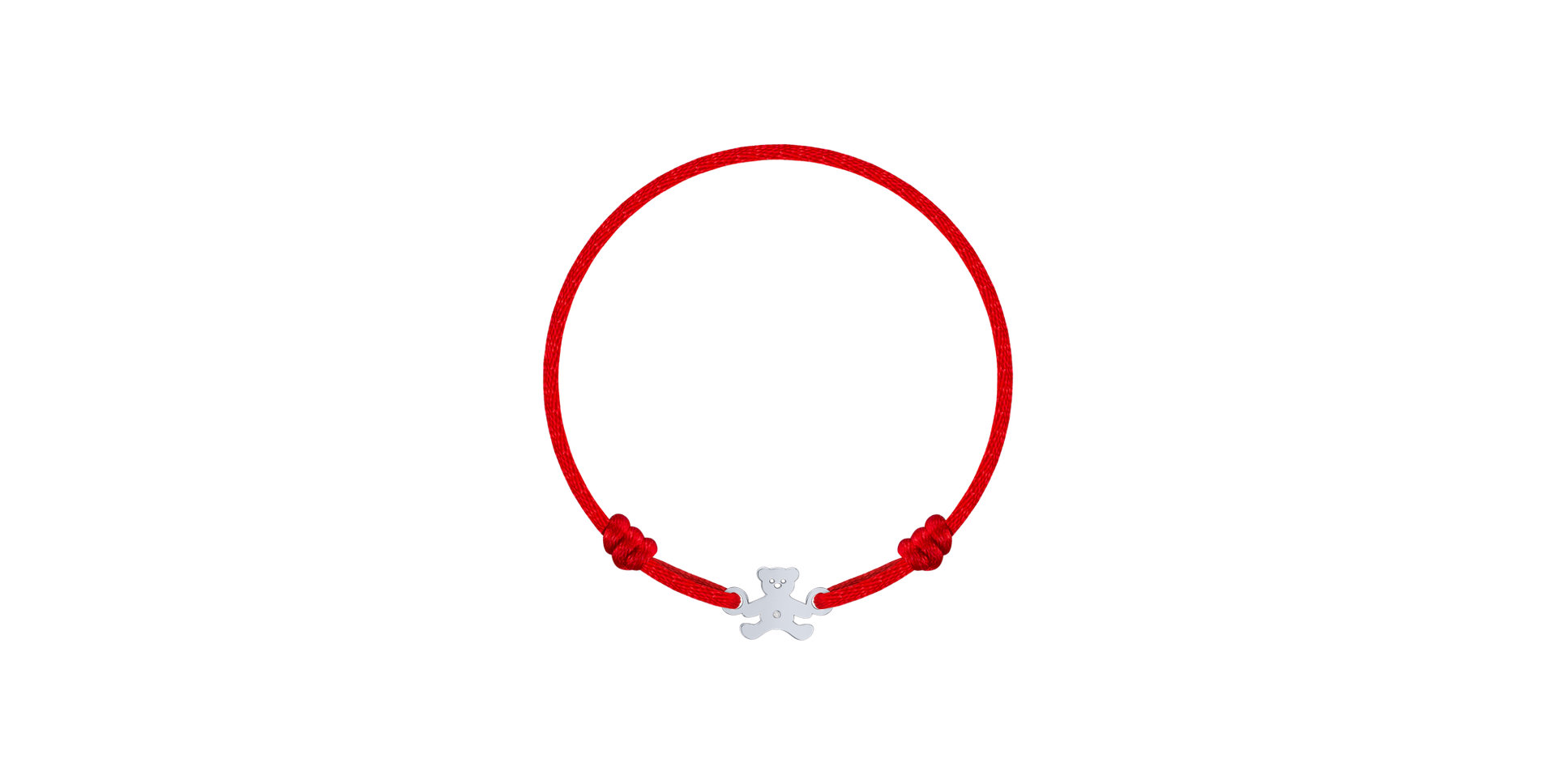 Dětský diamantový náramek se šňůrkou Teddy