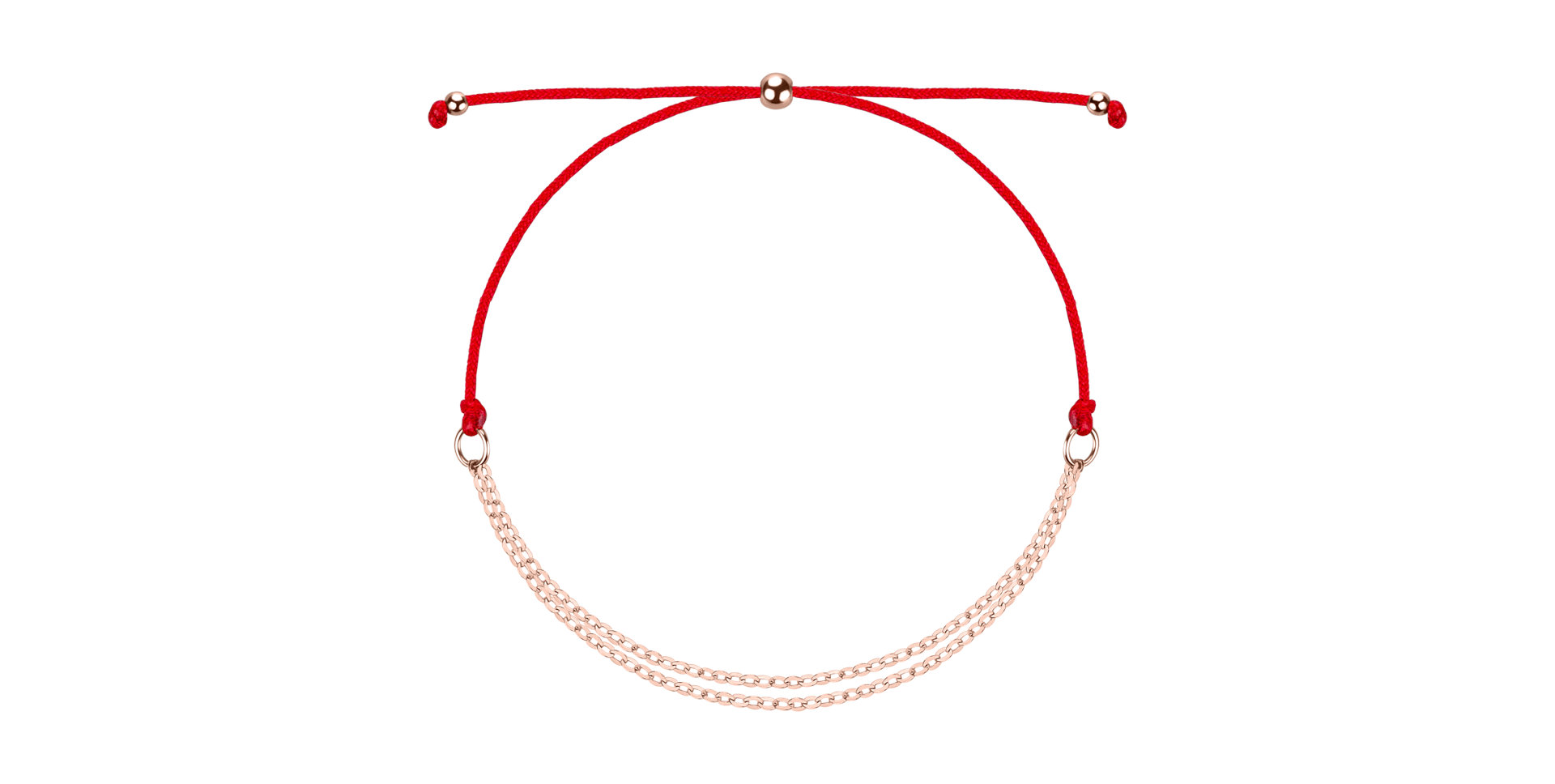 Dámský náramek se šňůrkou Sparkling Chain