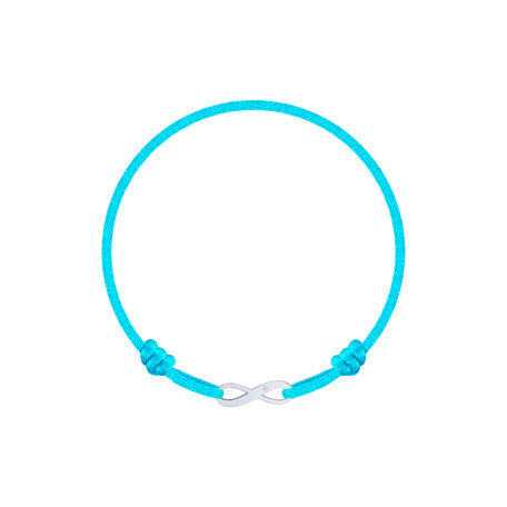 Dětský diamantový náramek se šňůrkou Infinity