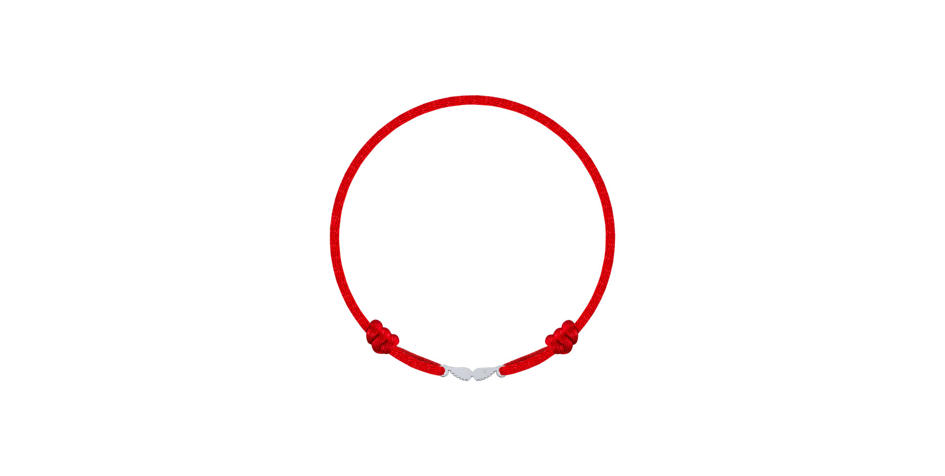 Dětský diamantový náramek se šňůrkou Angel Wings