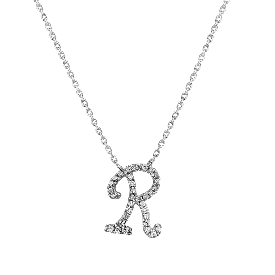 Náhrdelník s diamanty Curly Glitter R