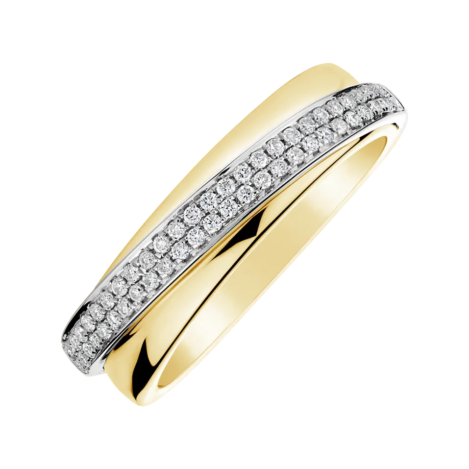 Prsten s diamanty Star Ray