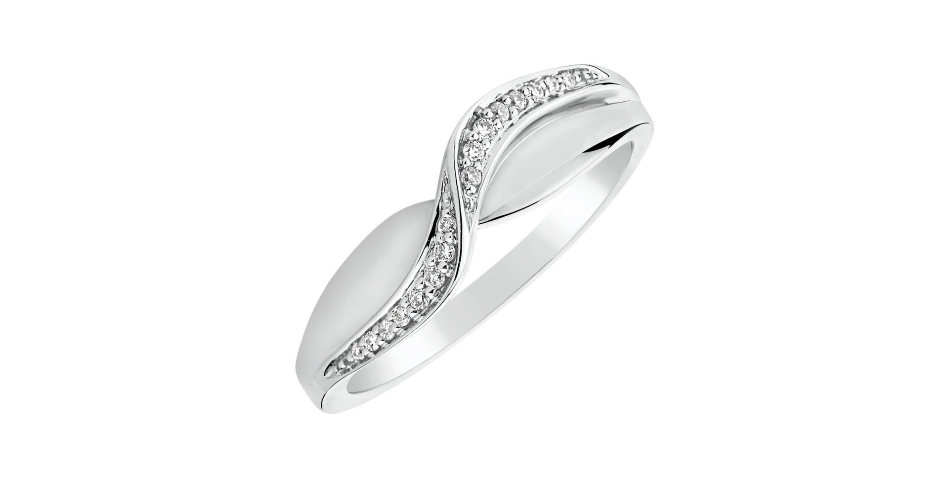 Prsten s diamanty Eternity Sea
