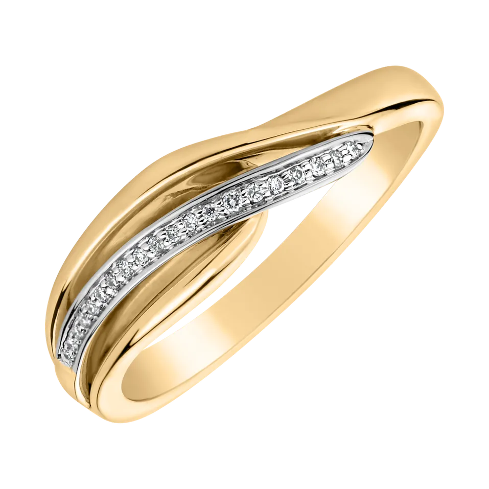 Prsten s diamanty Elegant Line