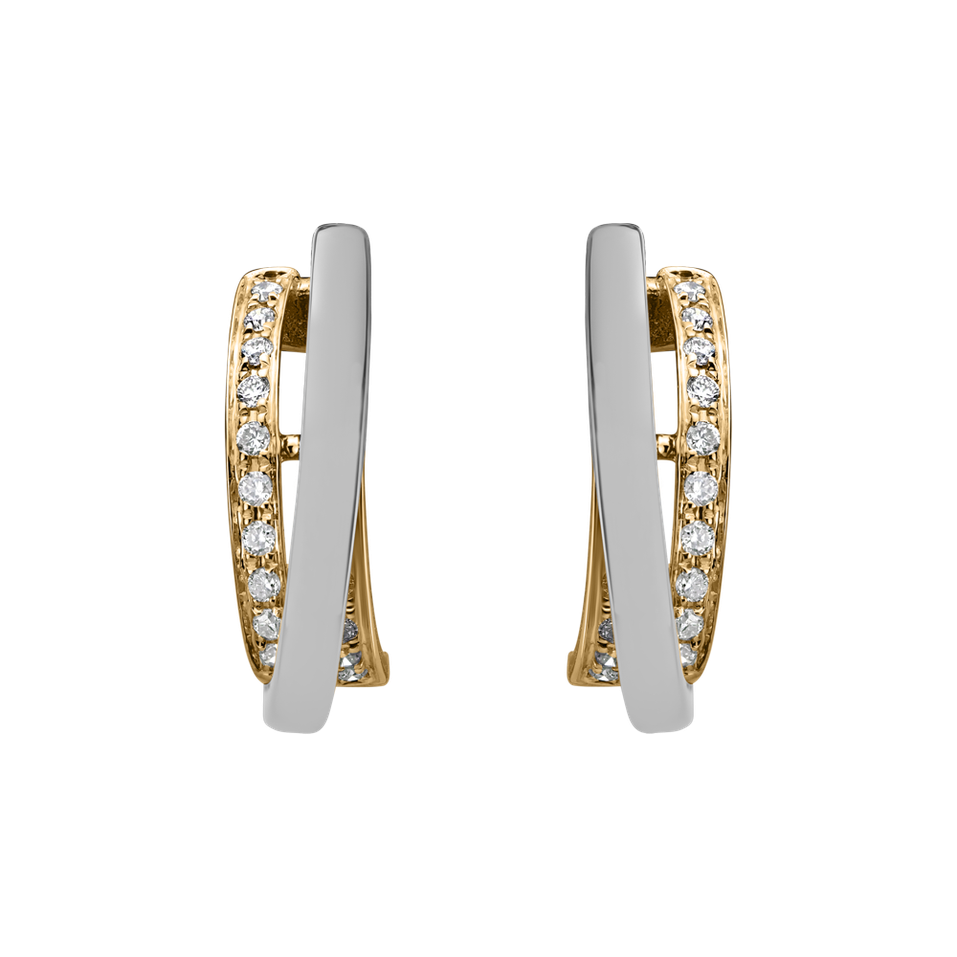 Náušnice s diamanty Dream Wings