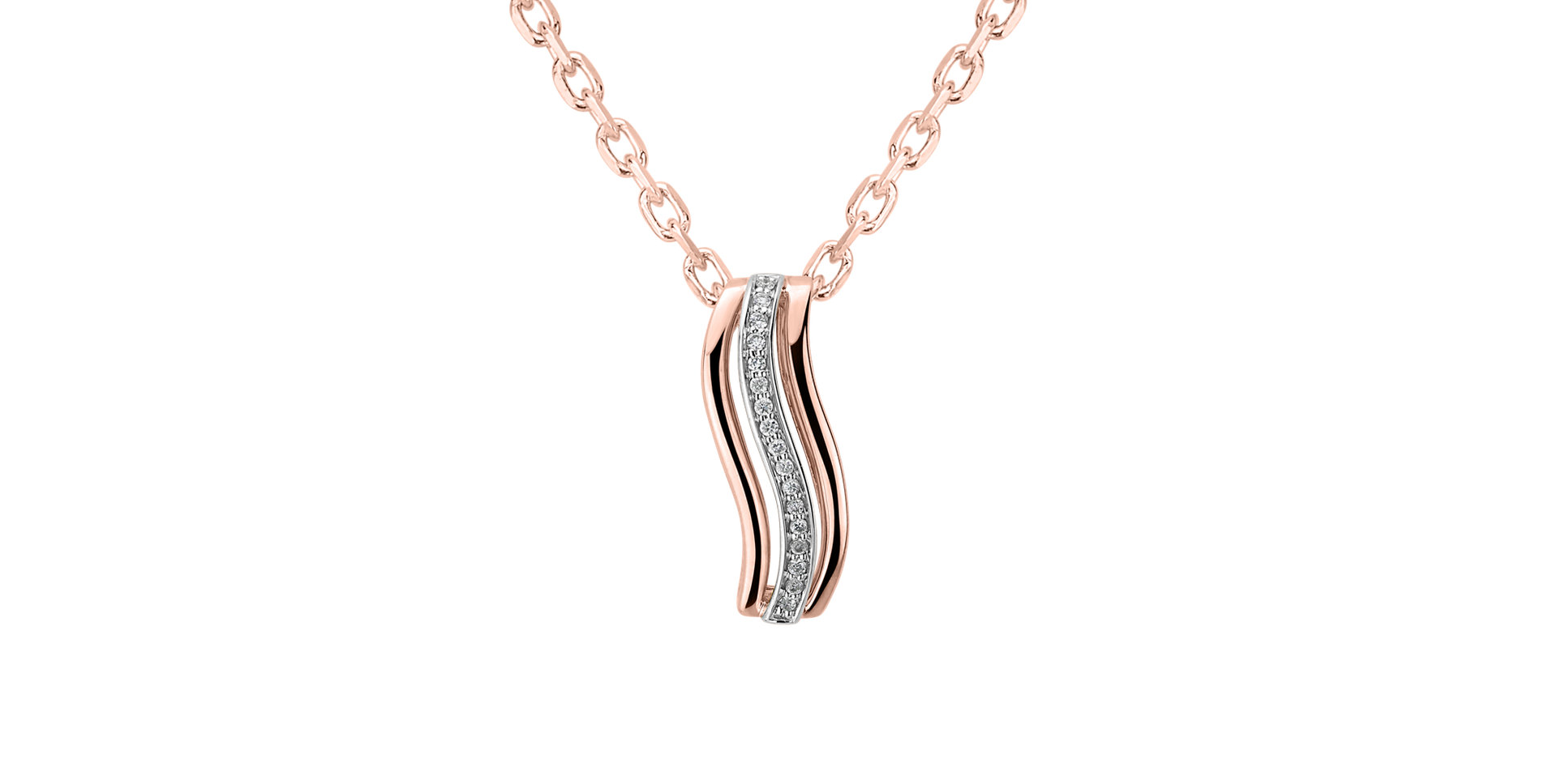 Přívěsek s diamanty Midnight Sea