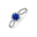 Prsten s tanzanitem a diamanty Geneviév2