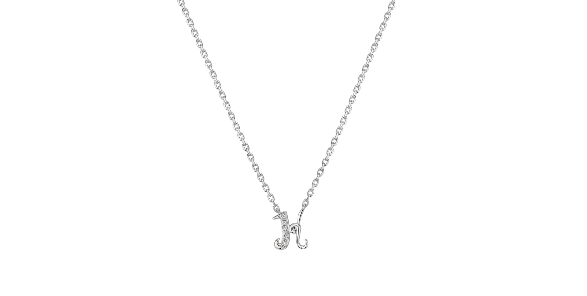 Náhrdelník s diamanty Curly Diamonds K