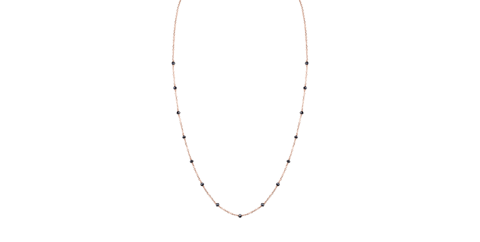 Náhrdelník s černými diamanty Dark Harmony