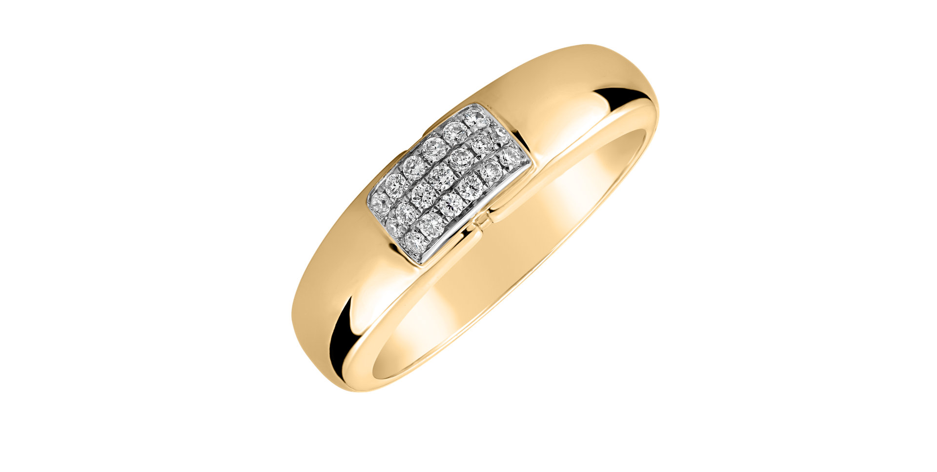 Prsten s diamanty Princess Touch