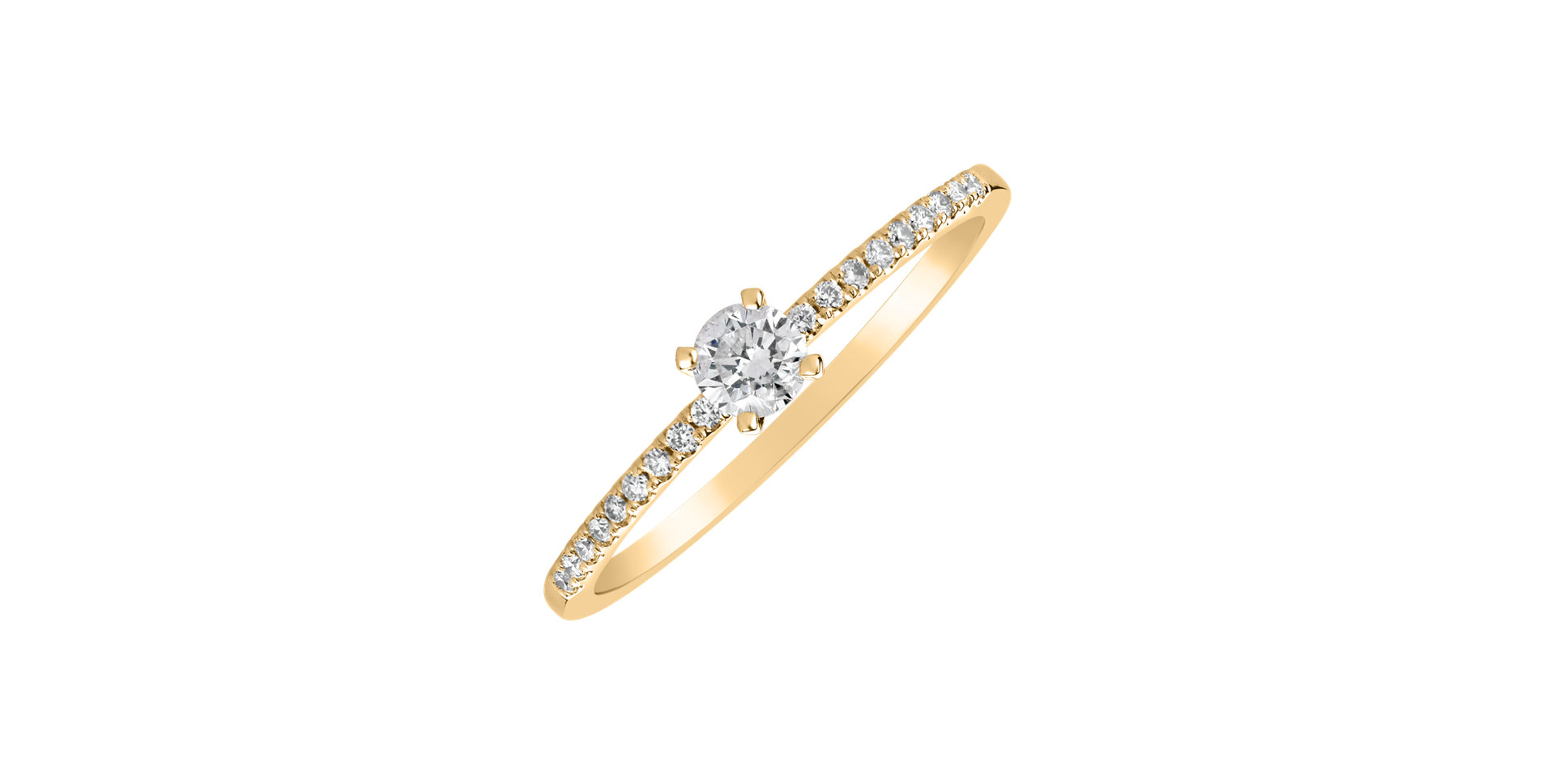 Prsten s diamanty Gem Simplicity