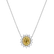 Náhrdelník s bílými a žlutými diamanty Sunshine Goddess2