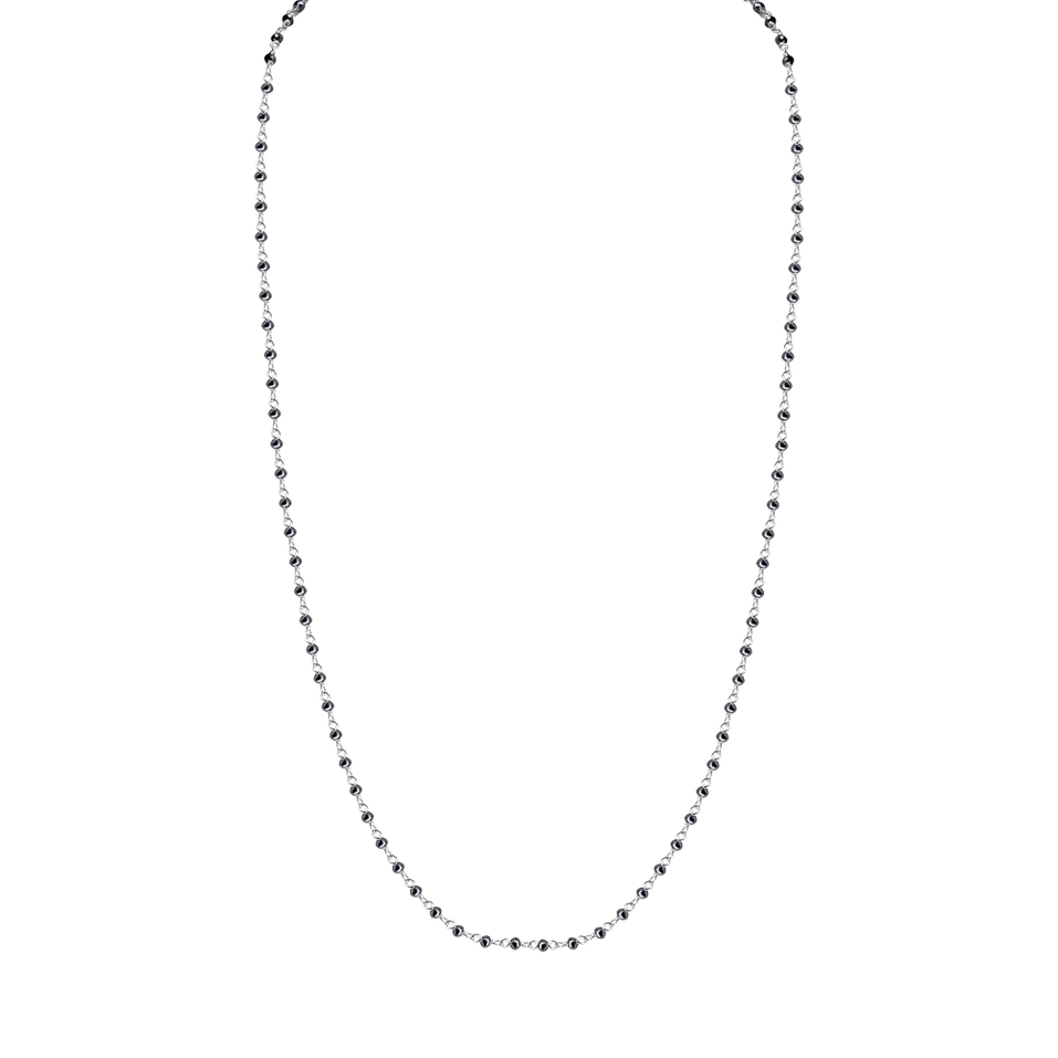 Náhrdelník s černými diamanty Dark Melody