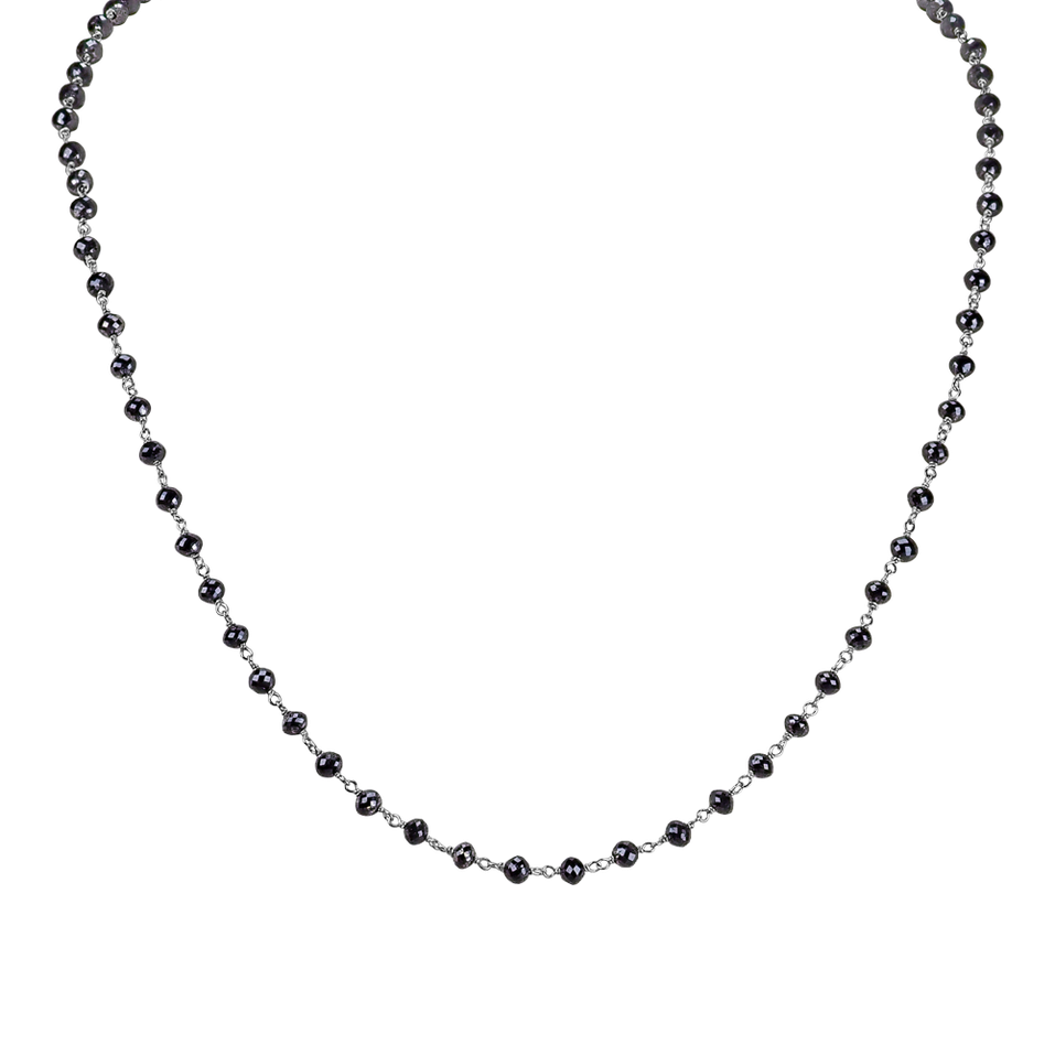 Náhrdelník s černými diamanty Dark Melody