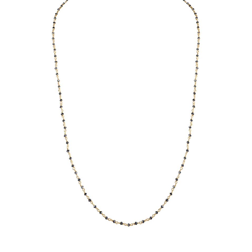Náhrdelník s černými diamanty Dark Melody