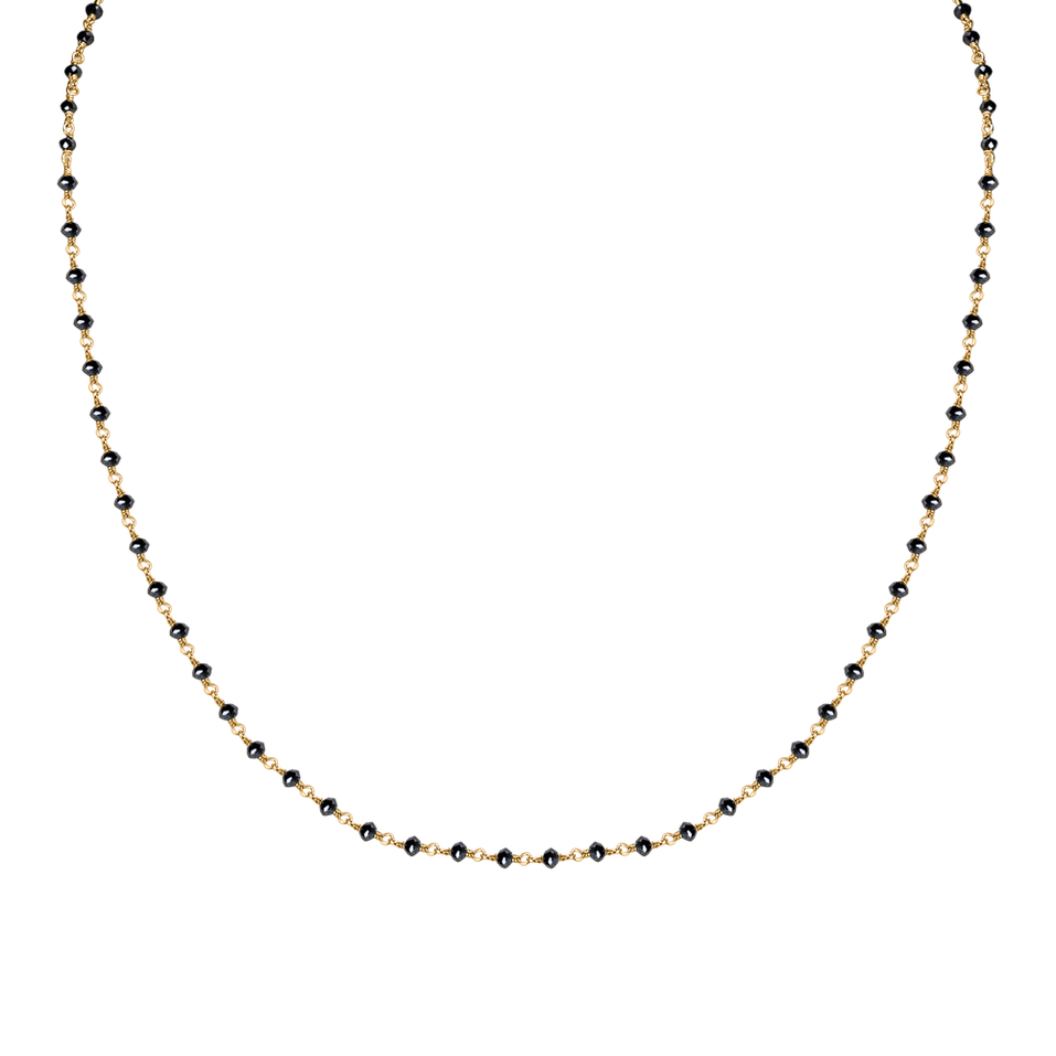 Náhrdelník s černými diamanty Dark Melody