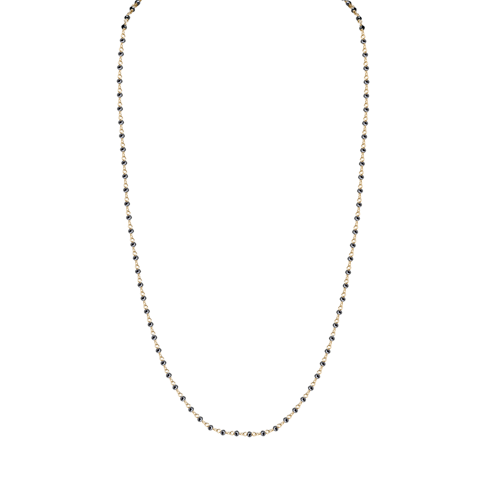 Náhrdelník s černými diamanty Dark Melody