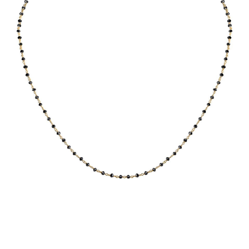 Náhrdelník s černými diamanty Dark Melody