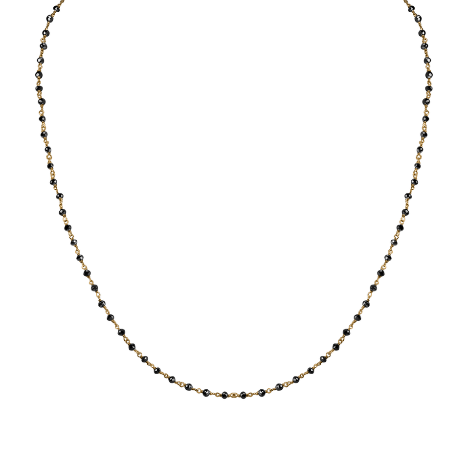 Náhrdelník s černými diamanty Dark Melody