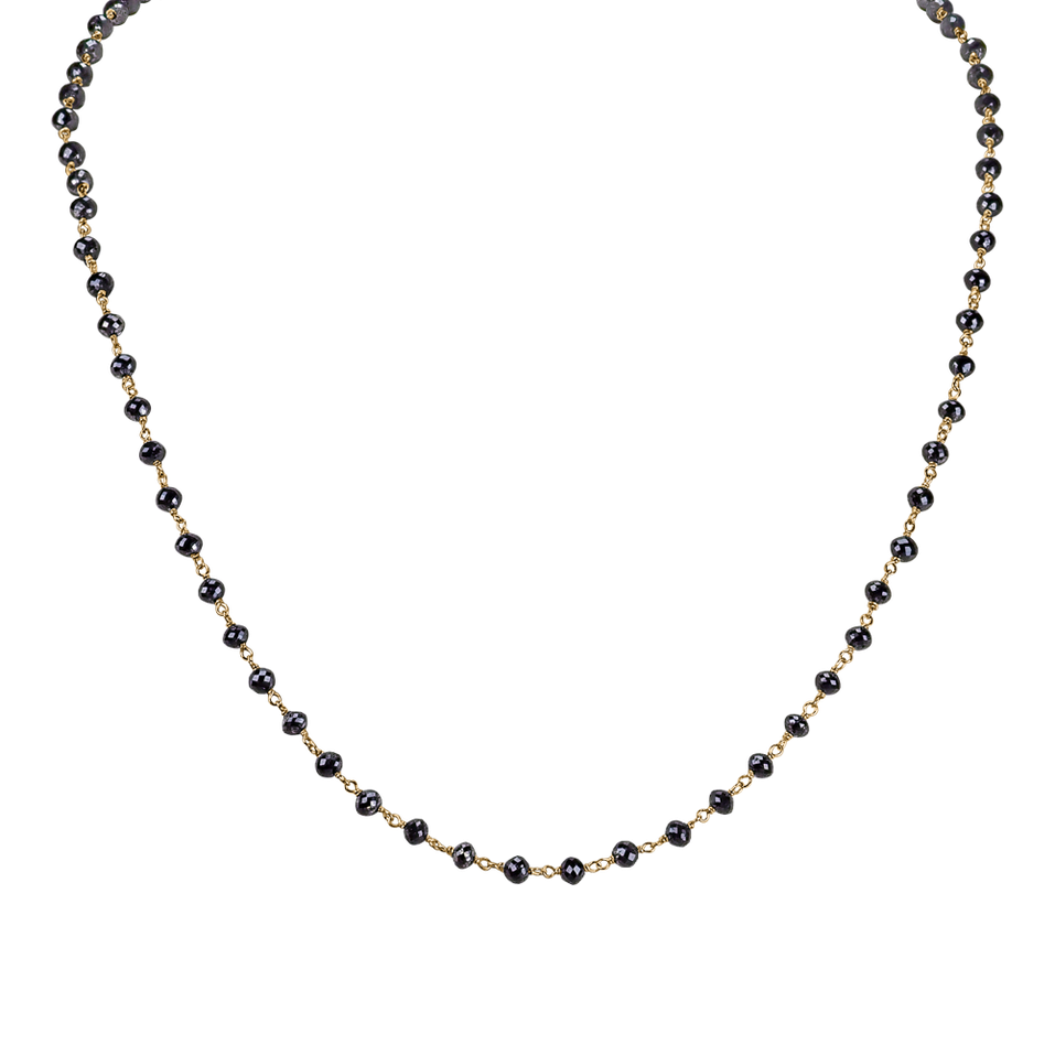 Náhrdelník s černými diamanty Dark Melody
