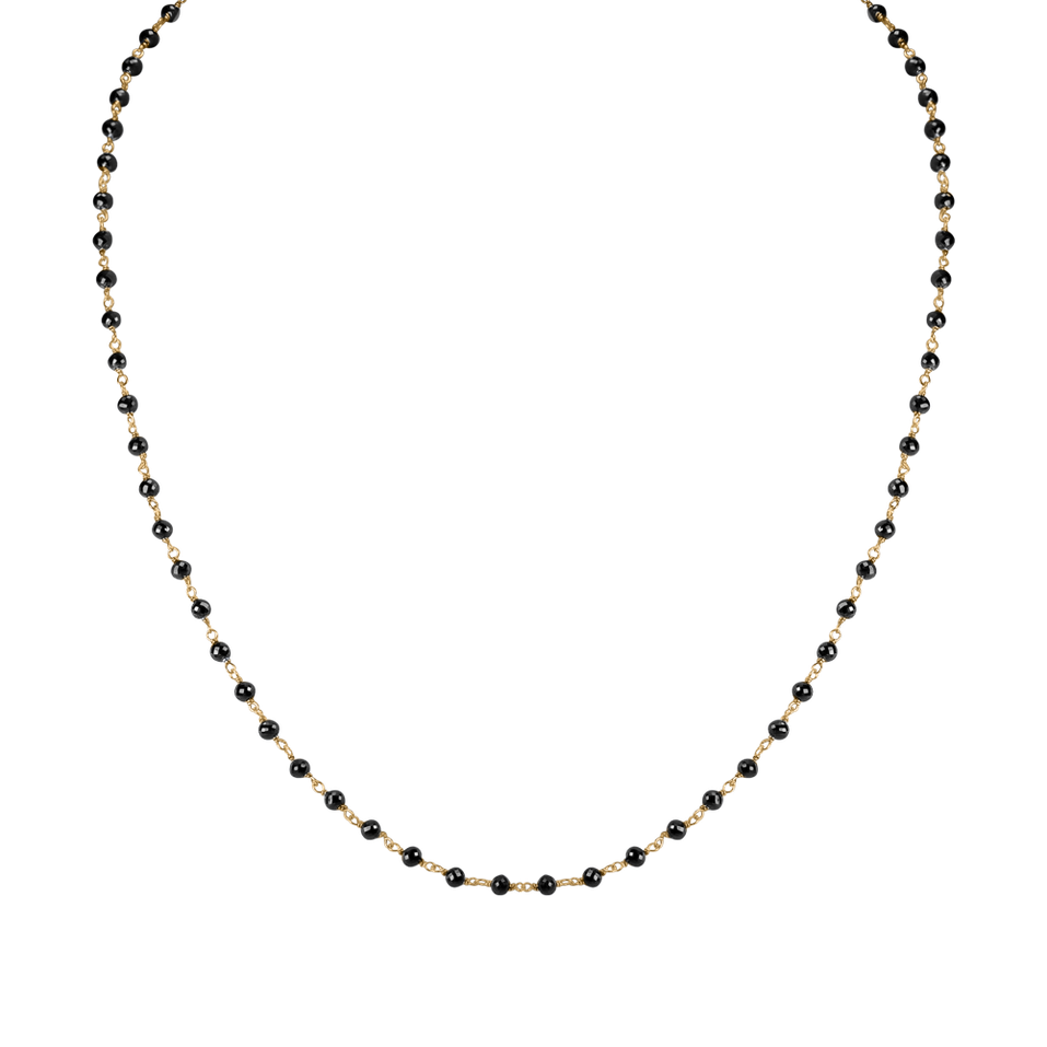 Náhrdelník s černými diamanty Dark Melody