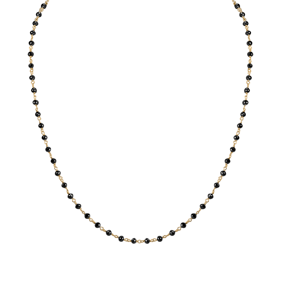 Náhrdelník s černými diamanty Dark Melody