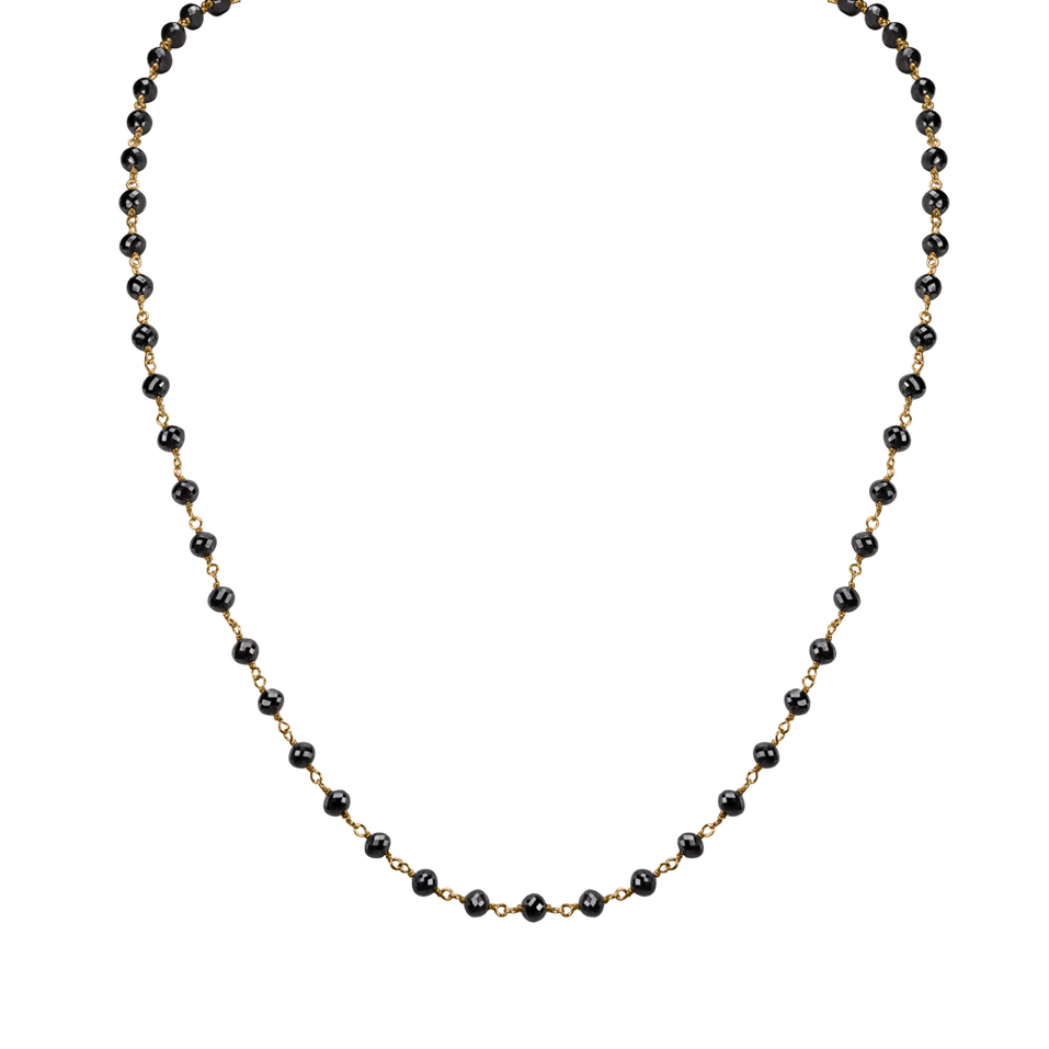 Náhrdelník s černými diamanty Dark Melody