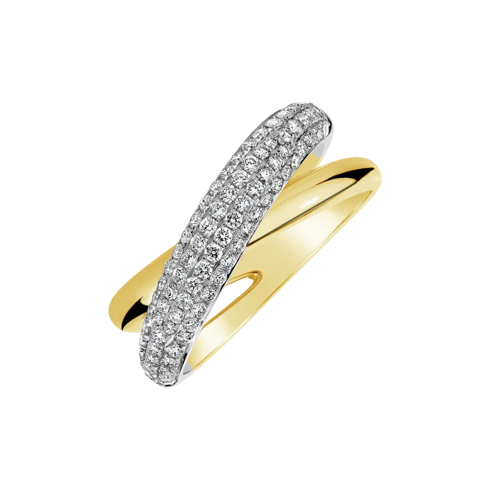Prsten s diamanty Star Labyrinth