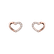 Náušnice s diamanty Shiny Hearts2